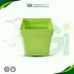 أصيص زراعة مربع – لون أخضر