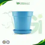 أصيص زراعة مقاس 19 سم - أزرق